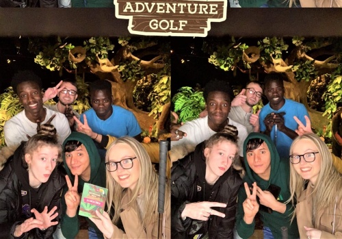 Manchester & Trafford House Project Head to Mini Golf